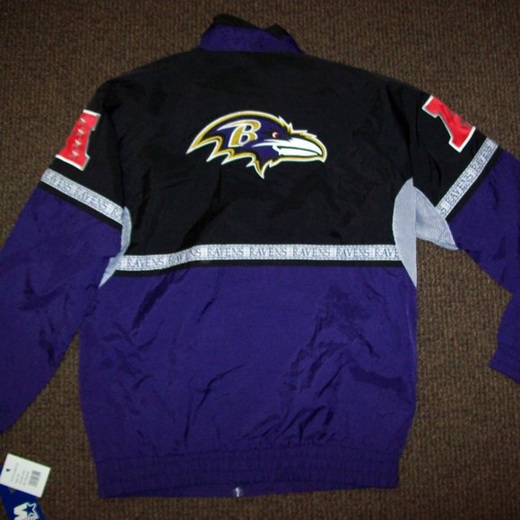 BALTIMORE RAVENS NFL Starter Nylon Safari Jacket 2X - Picture 15 of 16